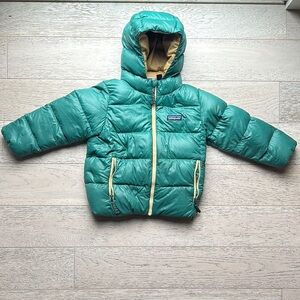 Patagonia Green Puffer Jacket with Hood (4T)